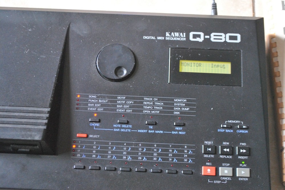 kawai q-80 digital midi sequencer read