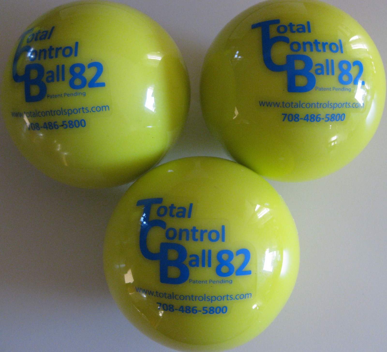 TOTAL CONTROL BALL TCB 82 Softball Weighted Training Hitting Batting Aid ~ 3 PK