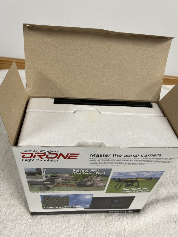 RealFlight 6 RC Flight Simulator NEW Open Box Futaba InterLink Elite Controller