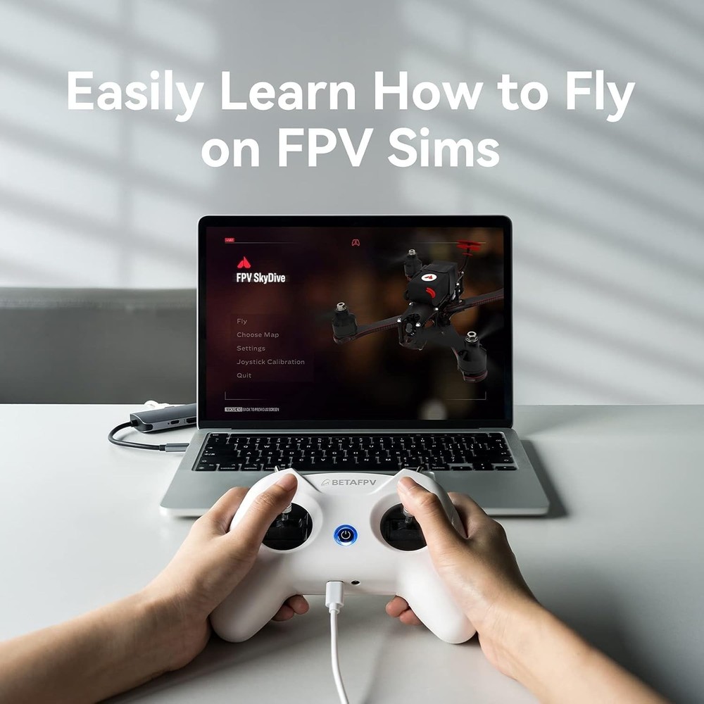 Cetus Pro FPV Kit - 3 Modes, Altitude Hold, Turtle Mode, Includes VR02 Goggles