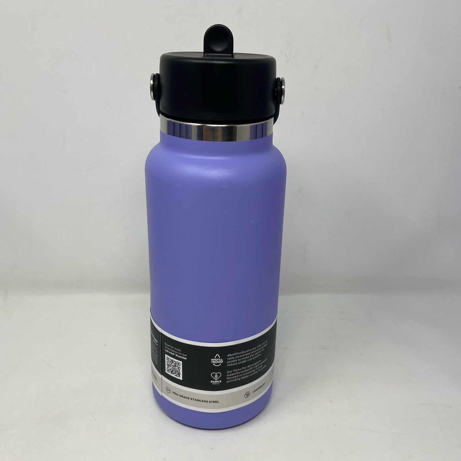 Hydro Flask 32oz Wide Mouth Water Bottle with Flex Straw Cap - Lupine W32BFS474