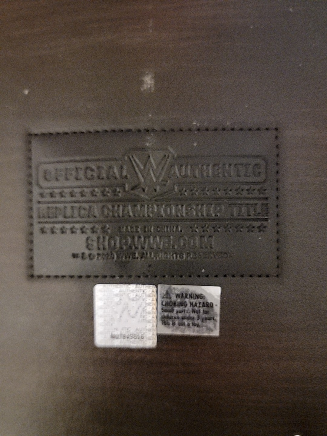 WWE OFFICIAL AUTHENTC REPLICA THE FIEND BRAY WYATT WORLD TITLE BELT