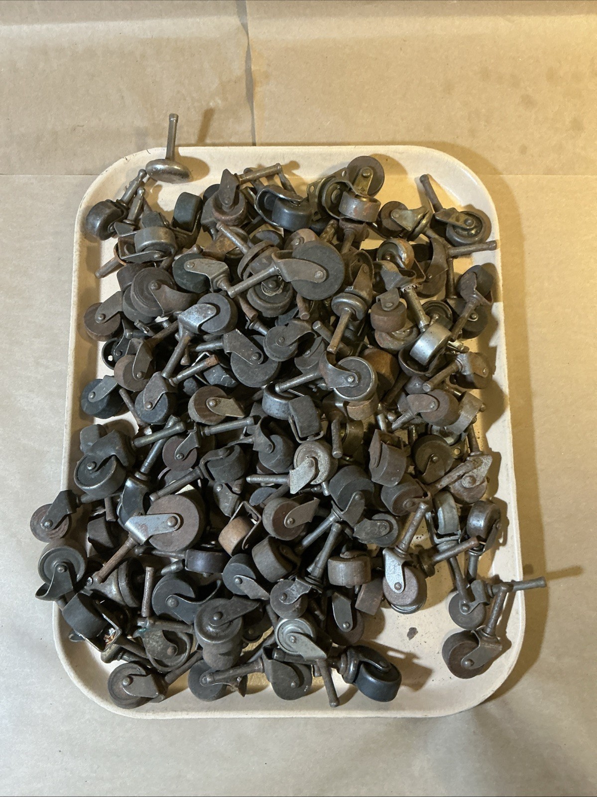 Group Of 130+ Wood/Metal Furniture Casters As Is INV-JDJ79