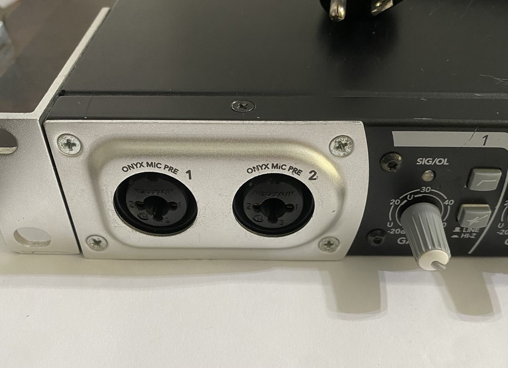 Mackie Onyx Blackbird Firewire Recording Interface 8 Mic Inputs Working