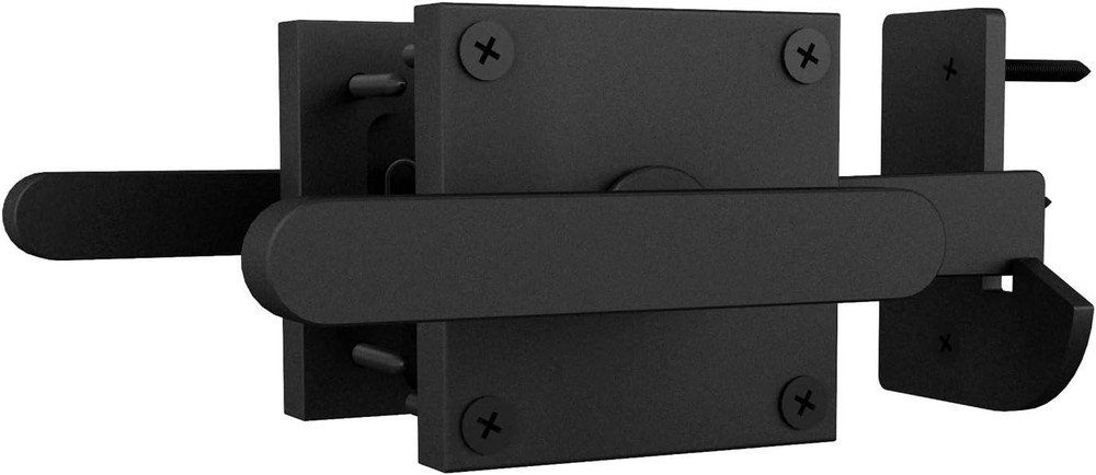 Heavy Duty Double Side Gate Latch - Black