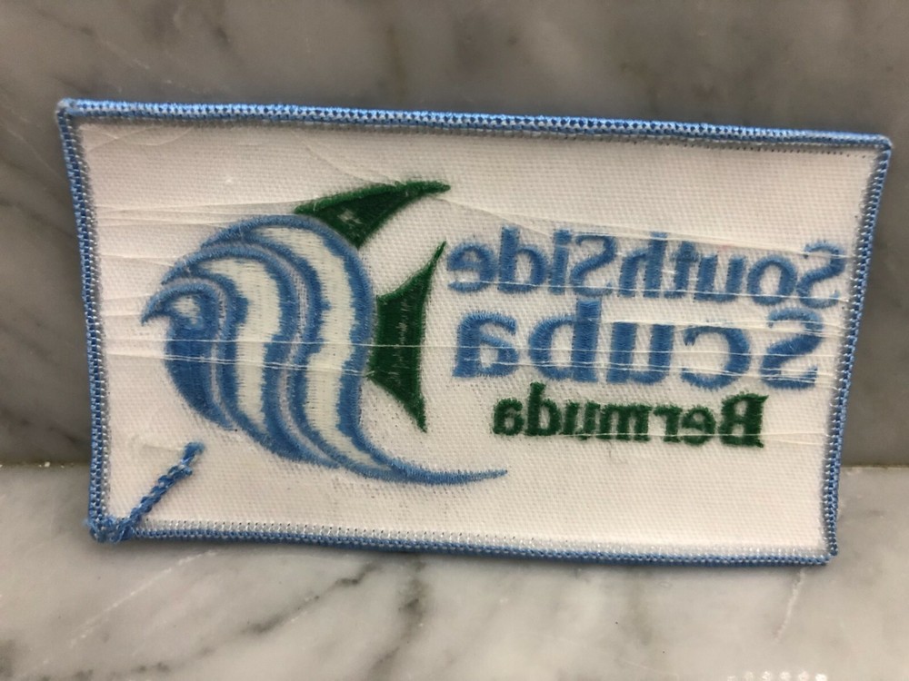 SOUTH SIDE SCUBA BERMUDA PATCH 4,5" x 2,5" A1