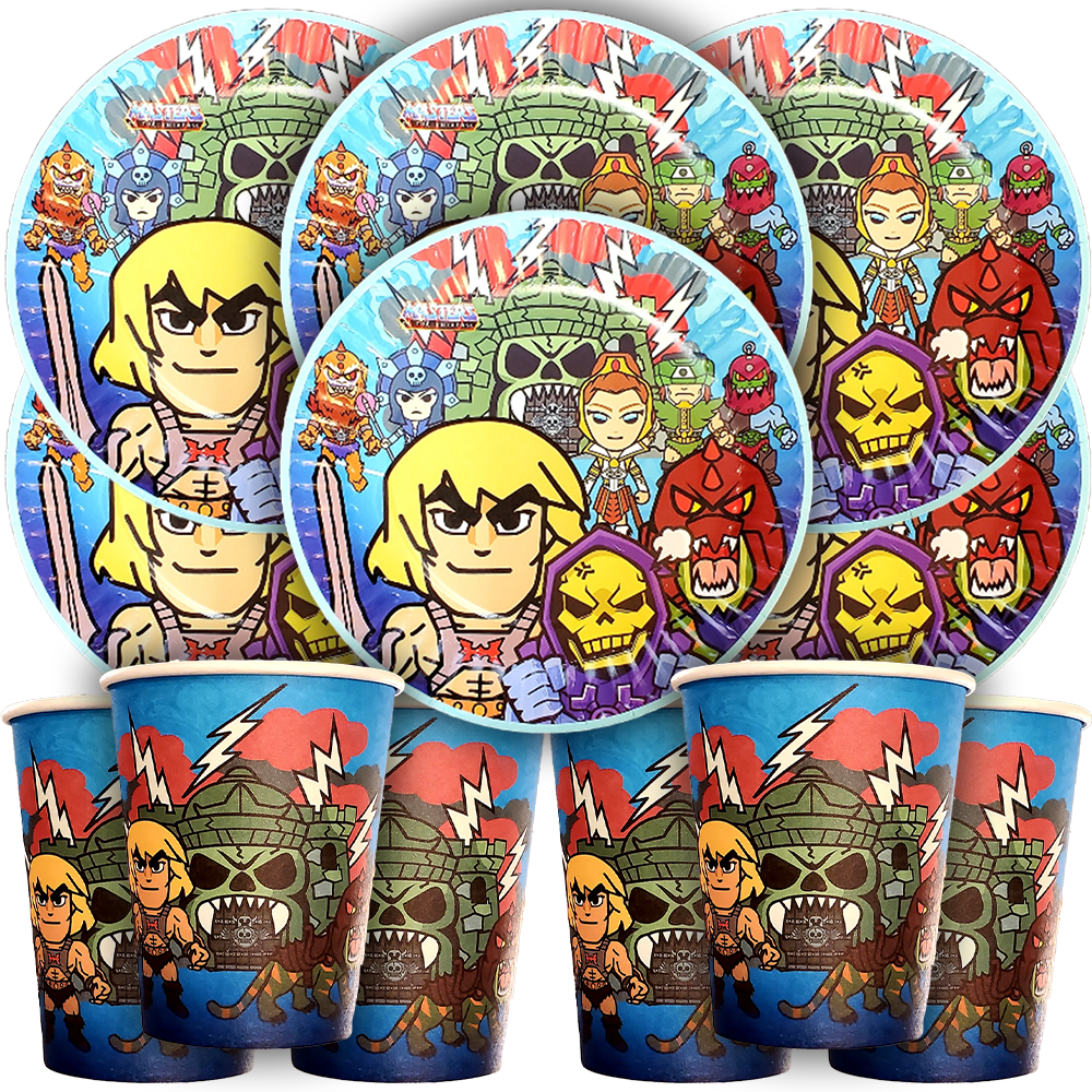 Heman she ra masters plate birthday party supplies favor centerpiece decoration