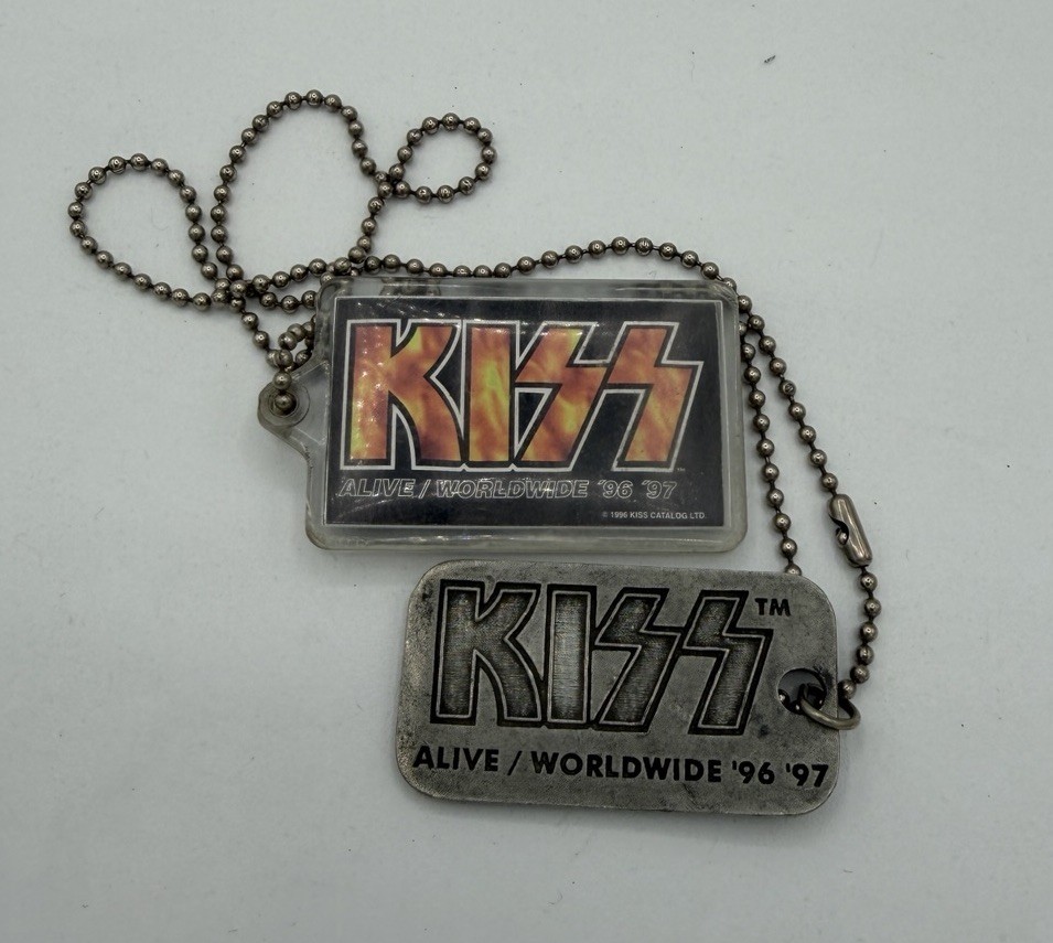 KISS Alive Worldwide ’96–’97 Tour Dog Tag Set