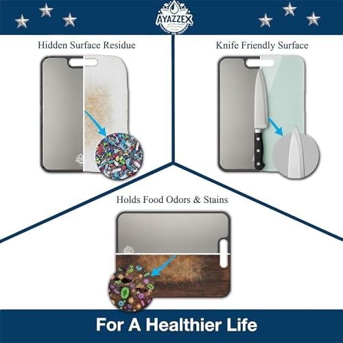 Pure Titanium Cutting Boards for Kitchen – Double-Sided 99.9% Titanium Surface