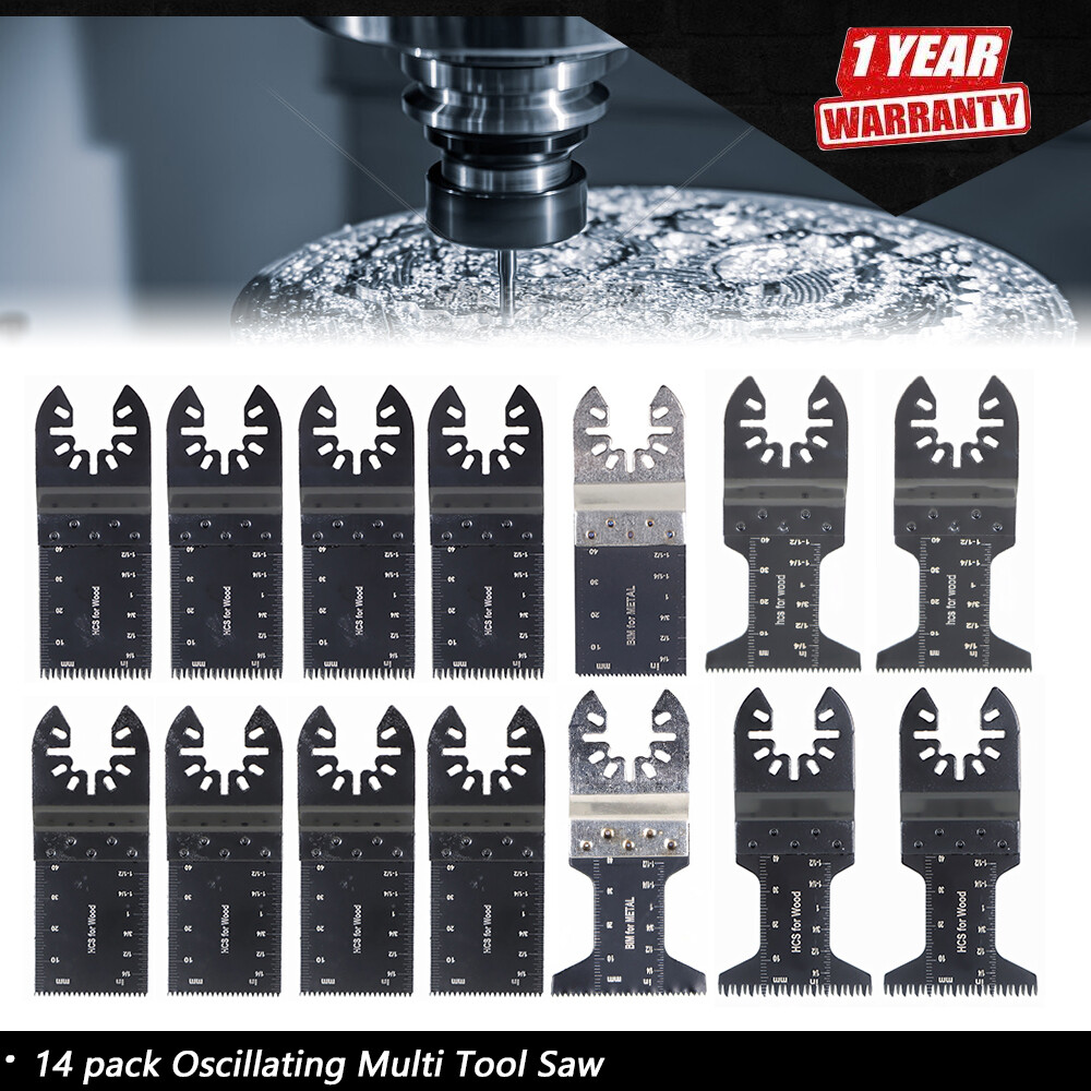 14 pack Oscillating Multi Tool Saw Blade