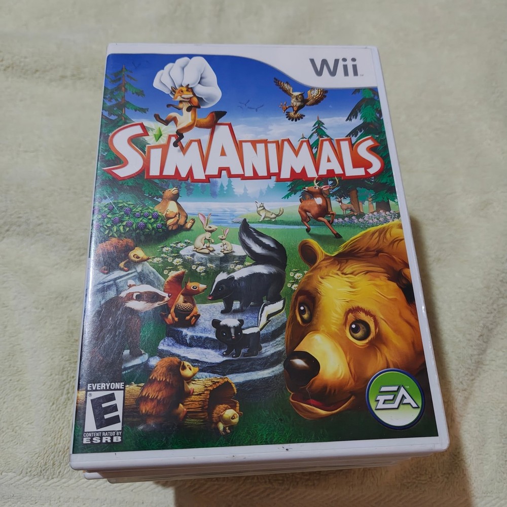 SimAnimals Standard Case Wii EA Everyone ESRB Game