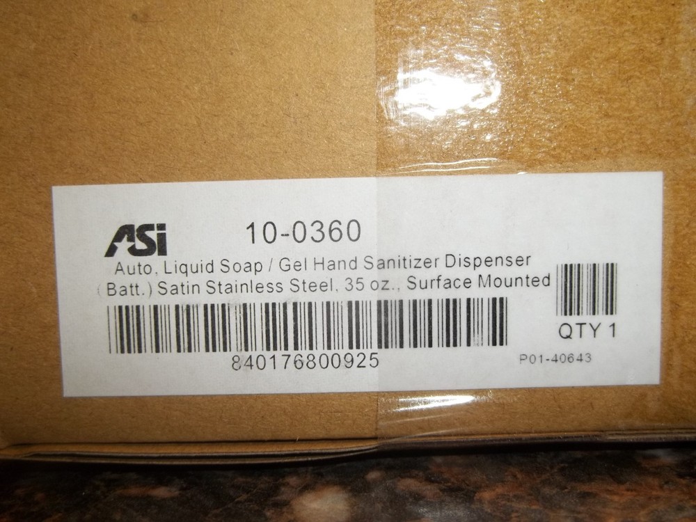 Automatic Soap Dispenser Liquid Surface Mounted. ASI ASI-0360