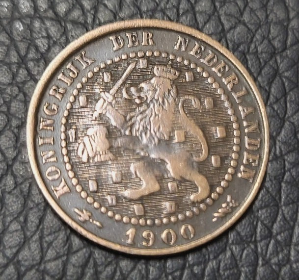 1900 Netherlands 1 Cent Coin