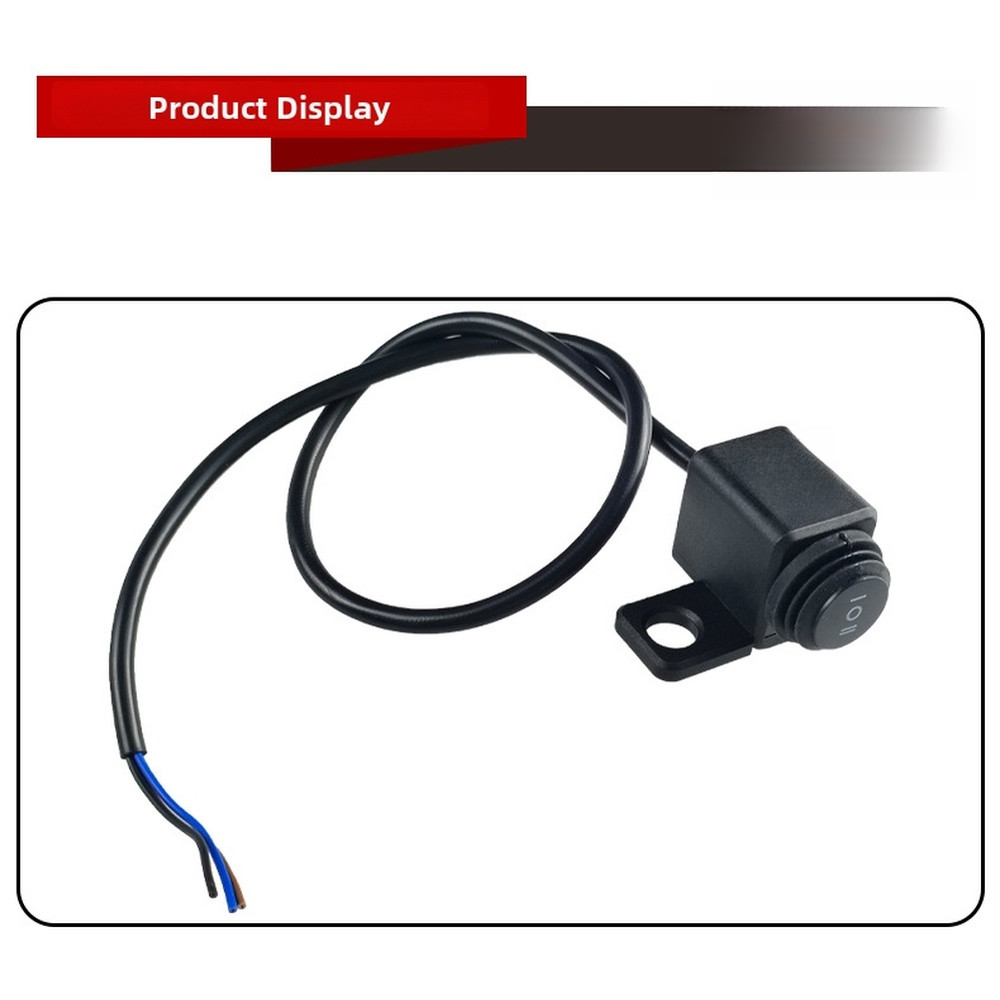 Plastic Motorcycle Rear View Mirror Switch Adjustable Fits Most M