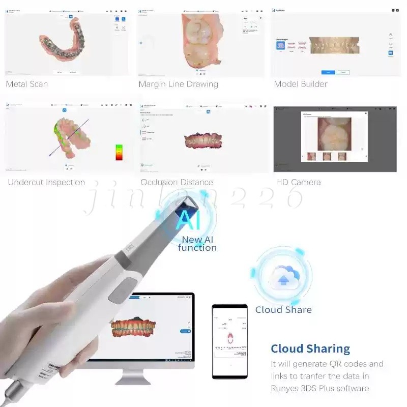 Scan Dental 3D Intraoral Scanner Digital Impression Scanner CAD