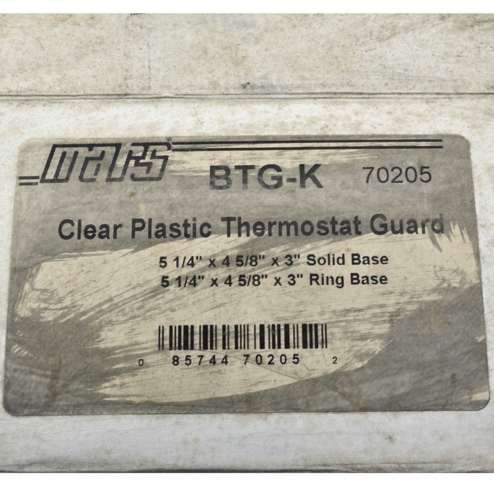 Mars BTG-K 70205 Clear Plastic Thermostat Guard locking box