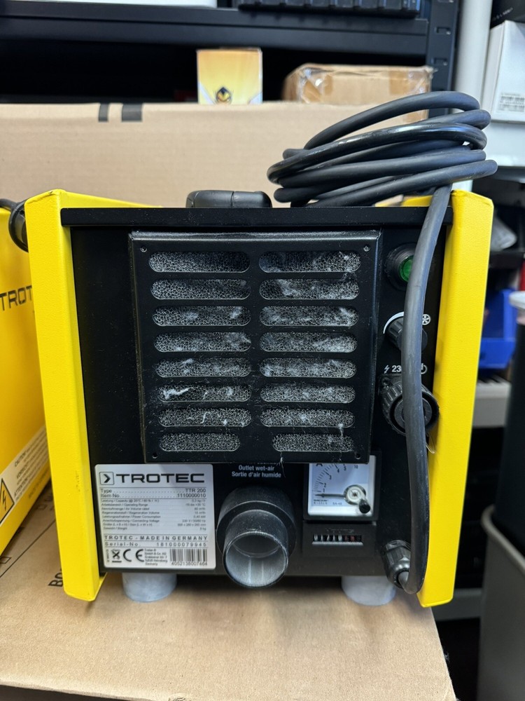 TROTEC TTR 200 Adsorption Dehumidifier