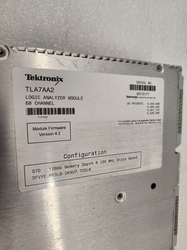 Tektronix TLA7AA2 68 Channel Logic Analyzer Module Unit 1