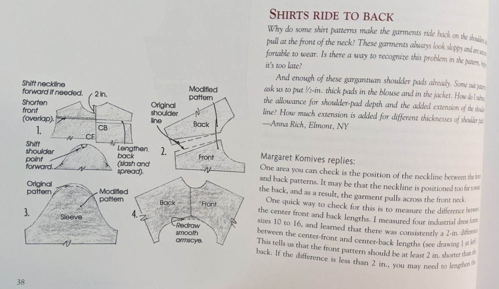 Fitting Solutions Pattern-Altering Tips For Garments That Fit Necklines Sleeves