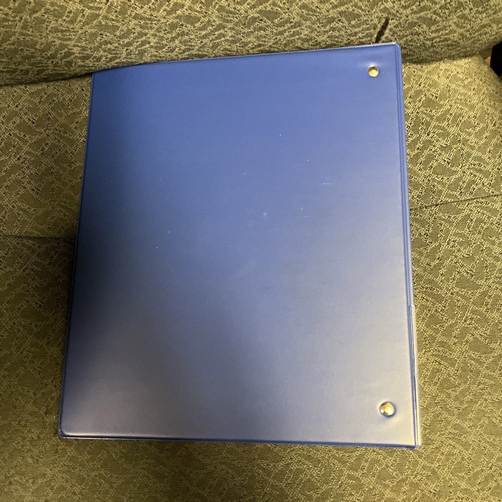 Feadship Holland blue three ring binder Rare