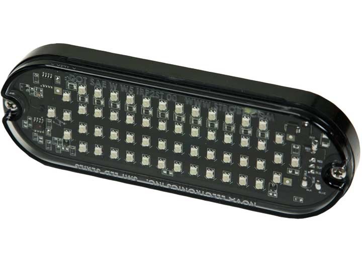 Ecco 3911A Directional LED Oval Surface Mount 12VDC 15 Flash Patterns Amber