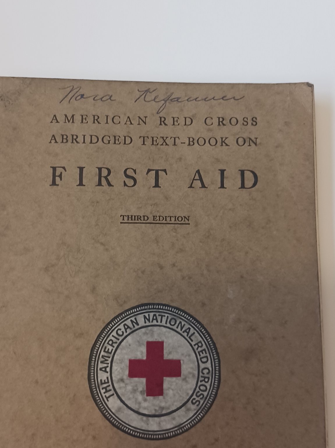 1925 American Red Cross First Aid Abridged Textbook Manual Third Edition