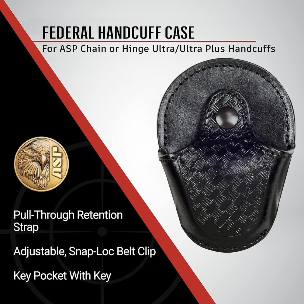 Federal Handcuff Case for ASP, Duty Belt