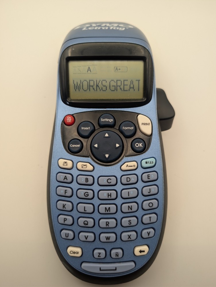 Dymo LetraTag LT Handheld Label Maker - Blue Works