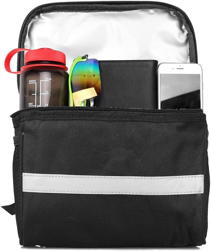 Collapsible Bike Basket Handlebar Multi-Purpose Detachable Bicycle Front Basket