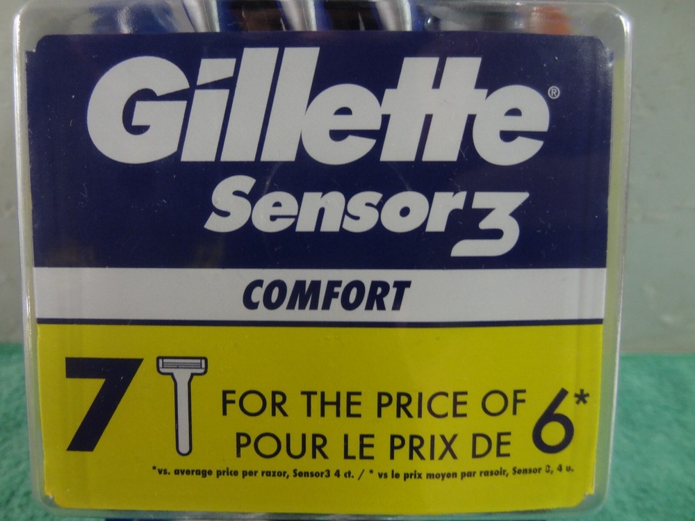 Gillette Sensor 7 Men's Disposable Razors with Comfort