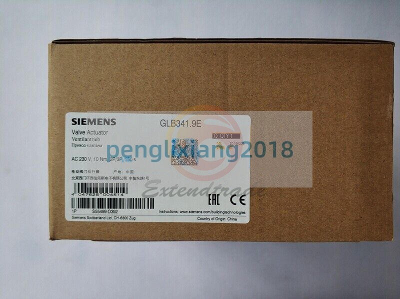 ONE Siemens GLB341.9E valve actuators New