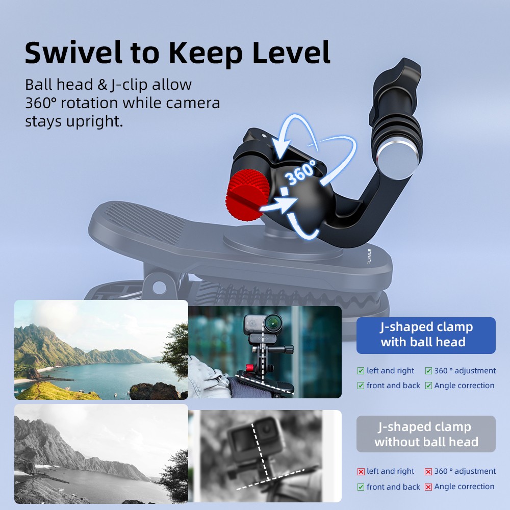 Magnetic Quick Release Backpack Clip for DJI Insta360 Action Camera Bracket Base