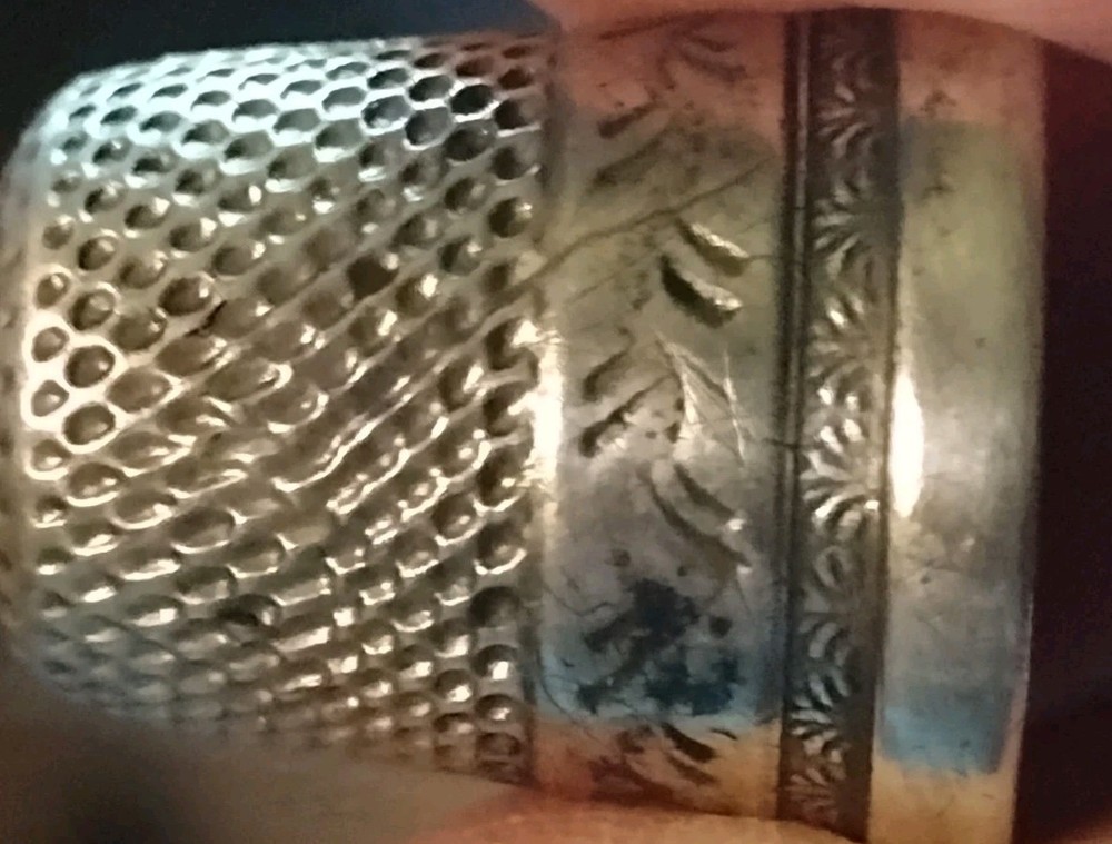 Vintage Sterling Silver Thimble