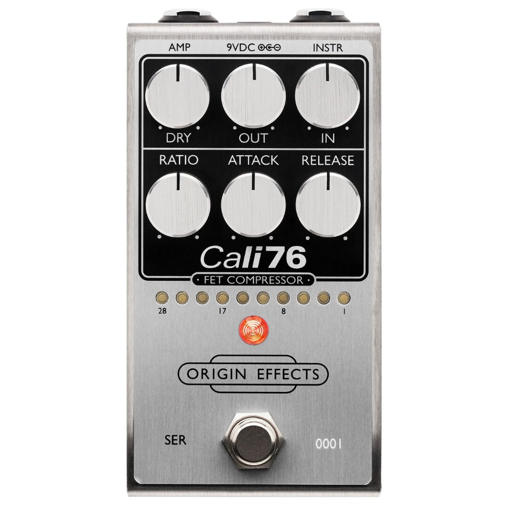 Origin Effects Cali76 FET Compressor Effects Pedal, Silver