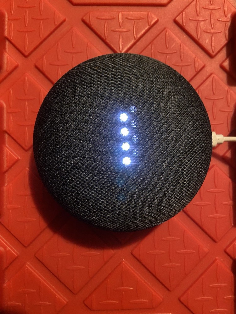 Google Home Mini Smart Speaker Black Wi-Fi Google Assistant Compatible