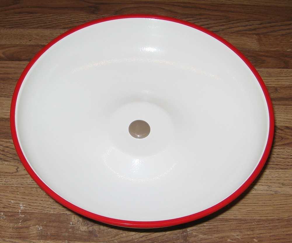 Range Mate Microwave Cooker With 2 Inserts/Red & White/NO BOOK/Light Use