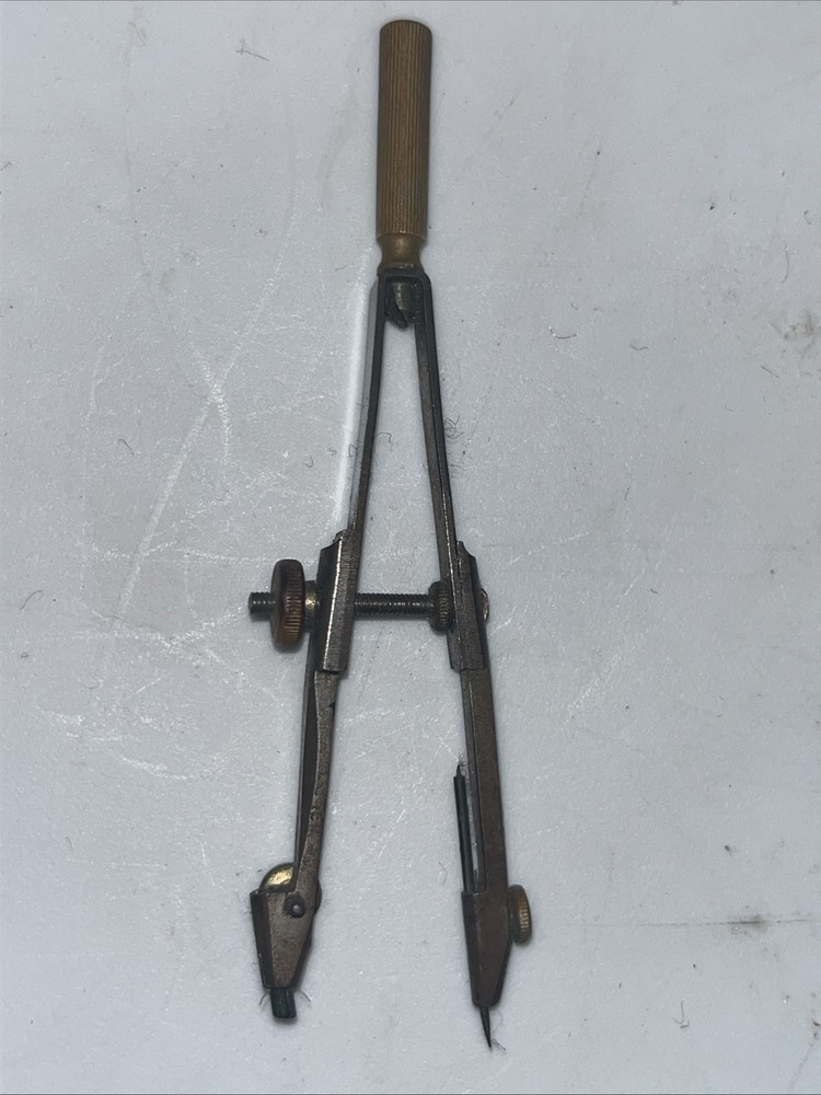 Vintage Small Drafting Compass Tool Machinist Tool 3.5 Inch
