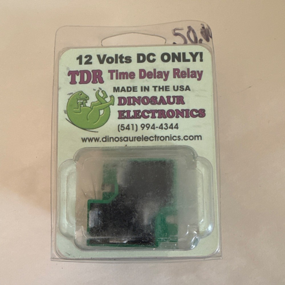 Dinosaur Electronics TDR Time Delay Relay 12V DC for Electronics Application