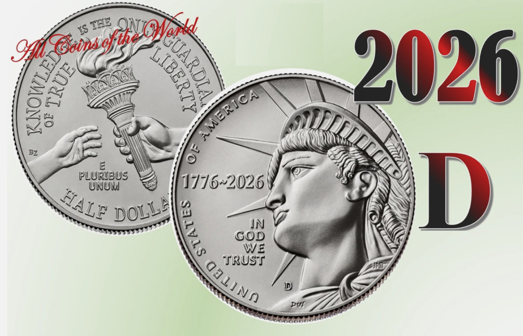 Enduring Liberty 2026  D Semiquincentennial Half Dollar - 1 Coin