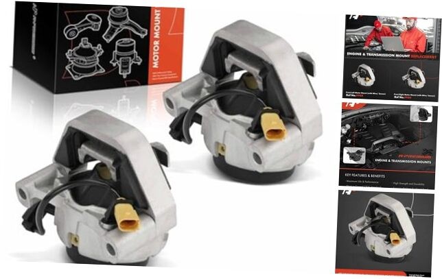 2PCS Front Left and Right Engine Motor Mount Kit Compatible with Audi A6
