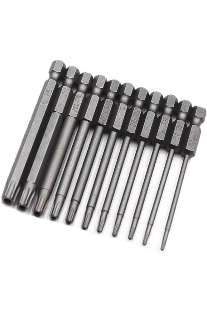 11PC Torx Security Screwdriver Bit Set,3”/75mm for Shark Vacuum Cleaners
