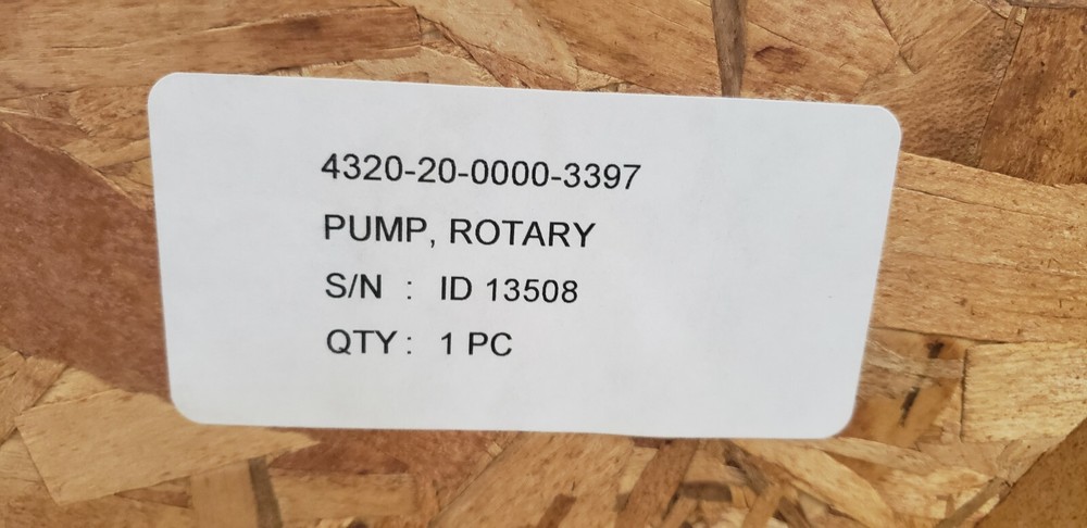 Mycom M50P Rotary Pump 4320-20-000-3397