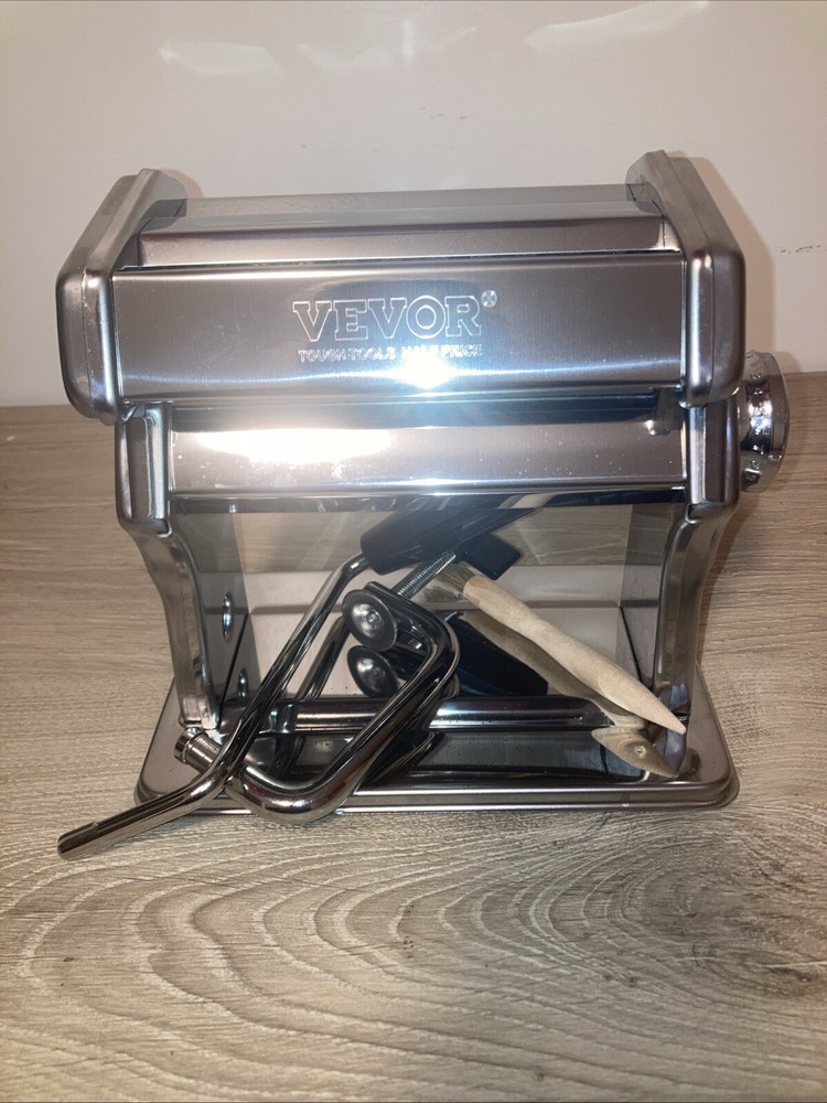VEVOR Pasta Maker Machine, 9 Adjustable Thickness Settings Noodles 150 Stainless