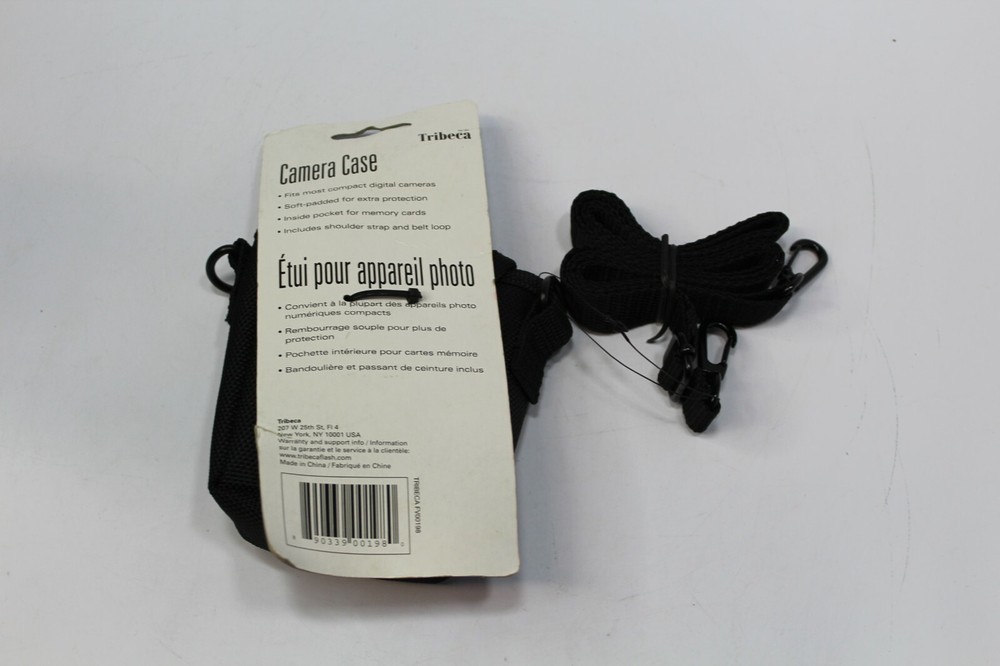 Tribeca Compact Digital Camera Case Black & Gray NEW