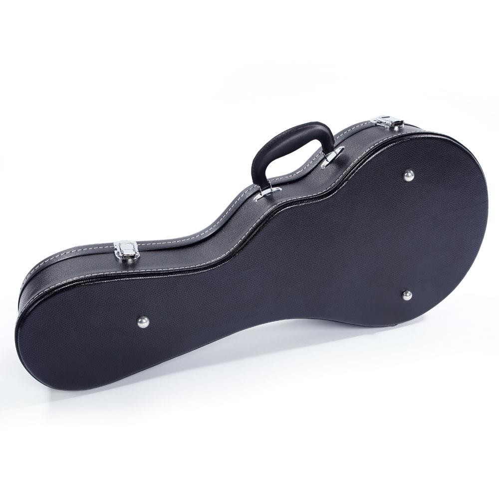 Glarry Microgroove Pattern Hardshell Mandolin Case for F Style Mandolin
