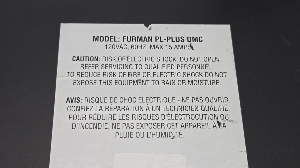 Furman Sound Classic PL-PLUS DMC Line Conditioner