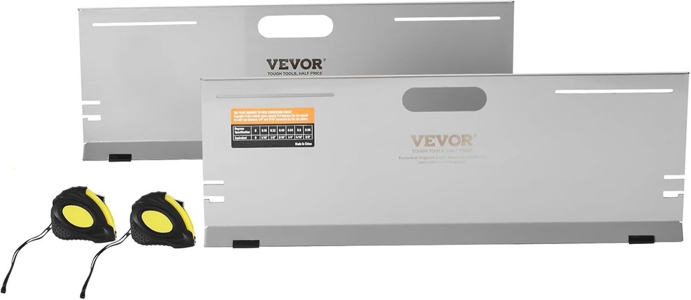 2-Pack Alignment Tool Toe Plates, Stainless Steel Toe Angle Measurement Tool ...