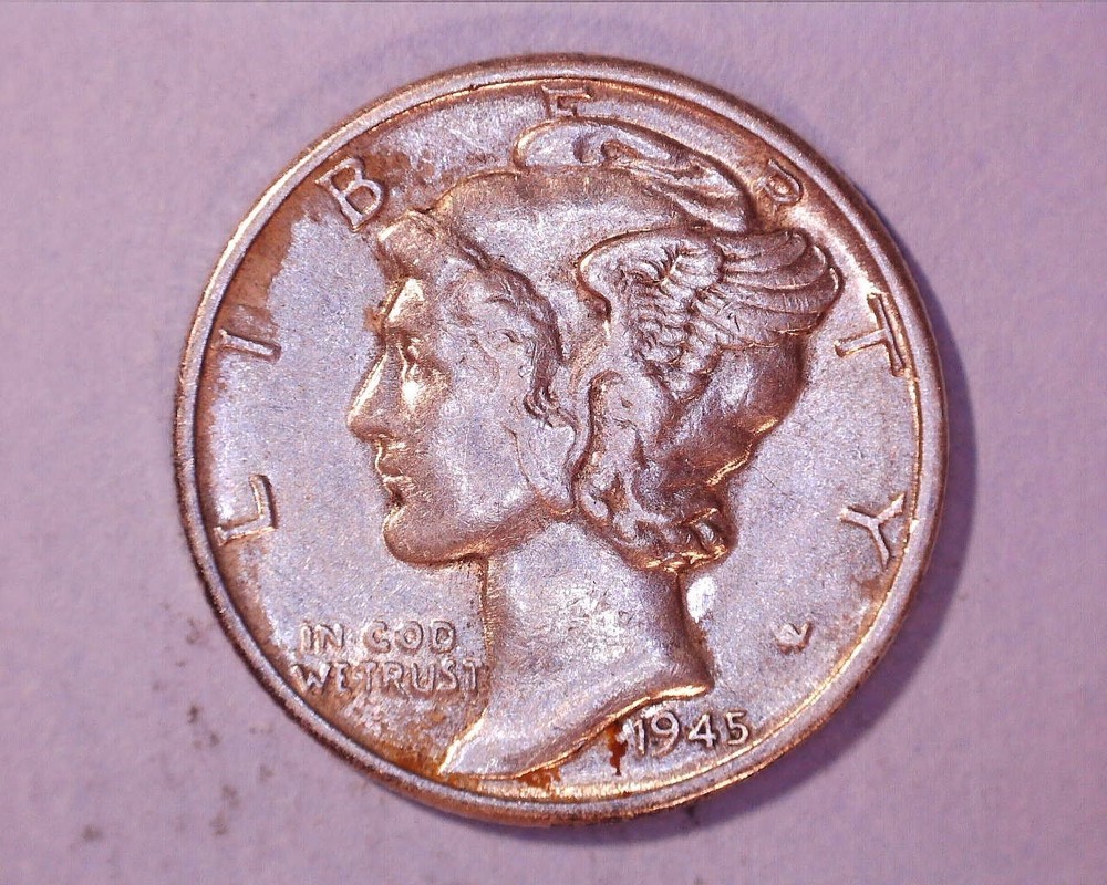 1945  MERCURY DIME  **127-6A