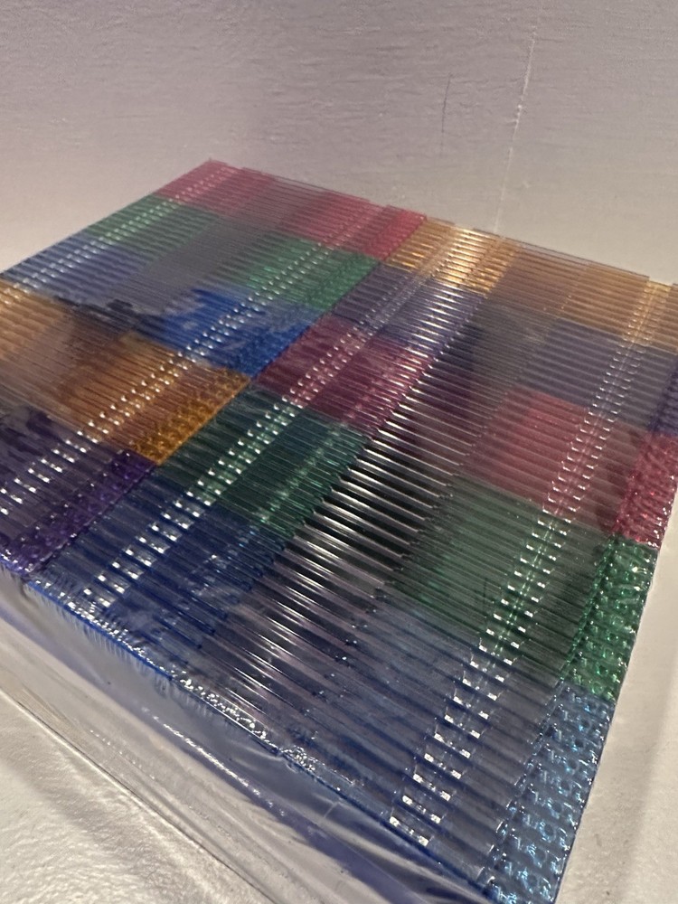 Verbatim Slim CD/DVD Storage Cases 100 Pack - 5 Assorted Multi-Color Slim Cases