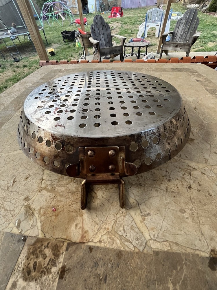 BBQ Grill Basket Pan with Holes & Folding Handle